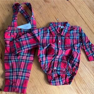 NWT Janie and Jack Christmas outfit
